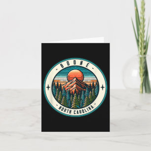 Carte Boone North Carolina Ski Snowboard Famille Tr