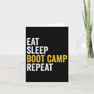 Carte Boot Camp Militaire Bootcamp Fitness