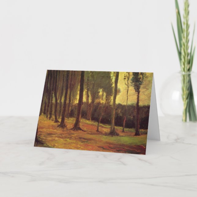 Carte Bord d'un bois par Vincent van Gogh (Devant)