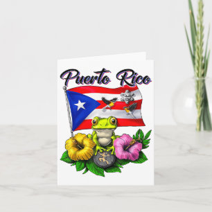 Carte Boricua Coqui Frog Taino Porto Rico Porto Rico