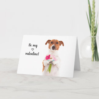 Carte Boris - Jack Russell Terrier - Soyez ma valentine
