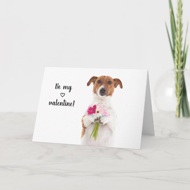 Carte Boris - Terrier Jack Russell - Sois mon Saint Vale (Devant)