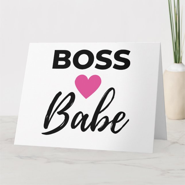 Carte Boss Babe 2 (Devant)