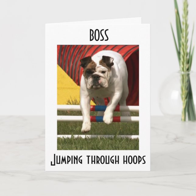CARTE *BOSS* JOUER THR0UGH HOOPS—JOYEUX ANNIVERSAIRE (Devant)