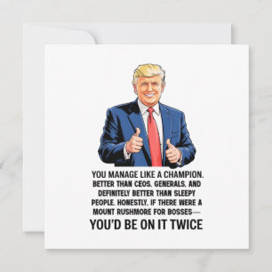 Carte Boss's Day Merci Boss