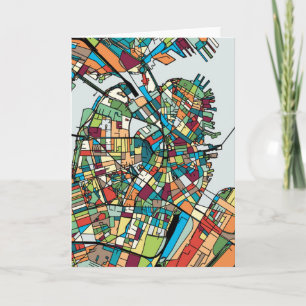 Carte Boston City USA