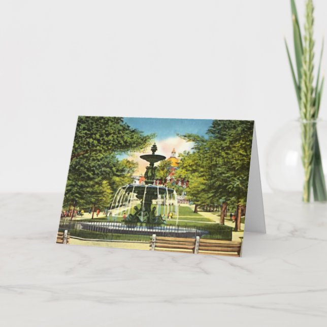 Carte Boston le Massachusetts (Devant)