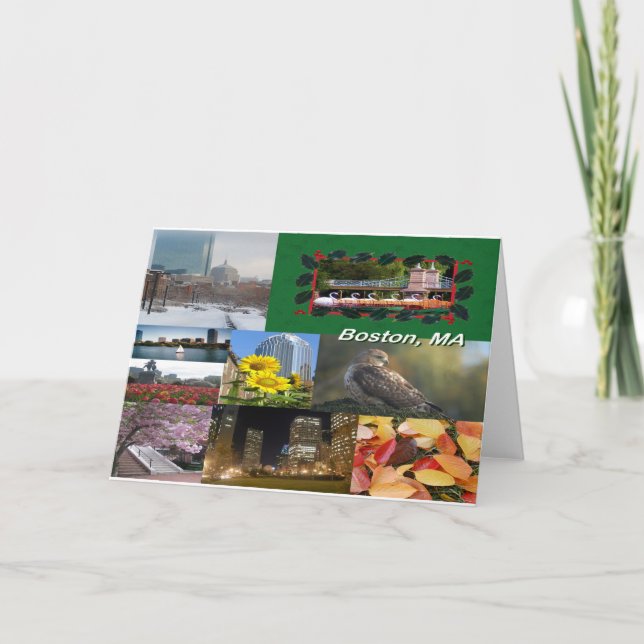 Carte Boston, Massachusetts (Devant)