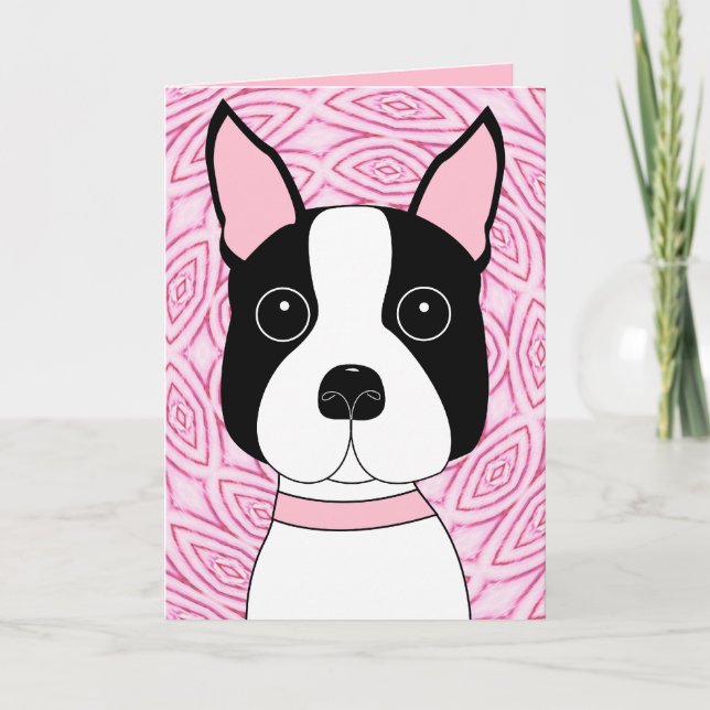 Carte Boston Terrier (Devant)
