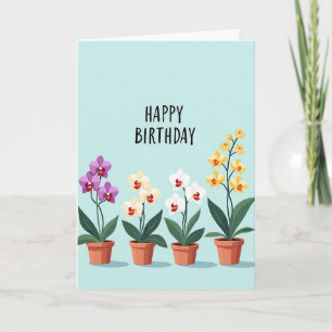 Carte botanique aquatique joyeuse