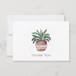 Carte Botanique en Merci Plante pointillé