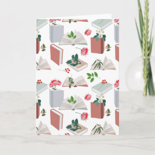 Carte Botanique Livres & Bibliothèque Motif de lecture