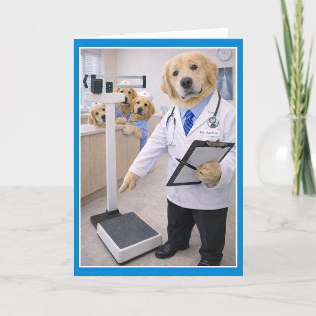 Carte Both Feet Scale Get Well Card  SCB-2 (Devant)