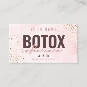 Carte Botox Aftercare