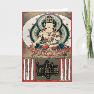 Carte Bouddha, Félicitations, ajoutez du texte