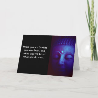 Carte Bouddha paisible