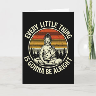 Carte Bouddha Rétro Citation Spirituelle Vintage Bouddhi