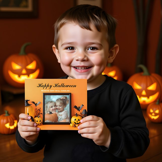 Carte Bouddles d'Halloween (Halloween Boo-tiful Cuddles Card)