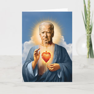 Carte Bougie de prière Saint Joe Biden