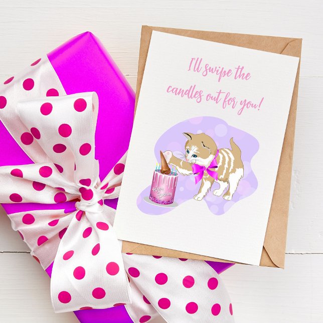 Carte Bougies De Gâteau À L'Anniversaire (Créateur téléchargé)