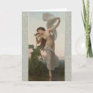 Carte Bouguereau Dawn L'Aurore CC0873 Birthday