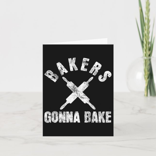 Carte Boulangerie Baking Baker  (Devant)