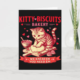 Carte Boulangerie Kitty Biscuits Nous les pétrissons Vou