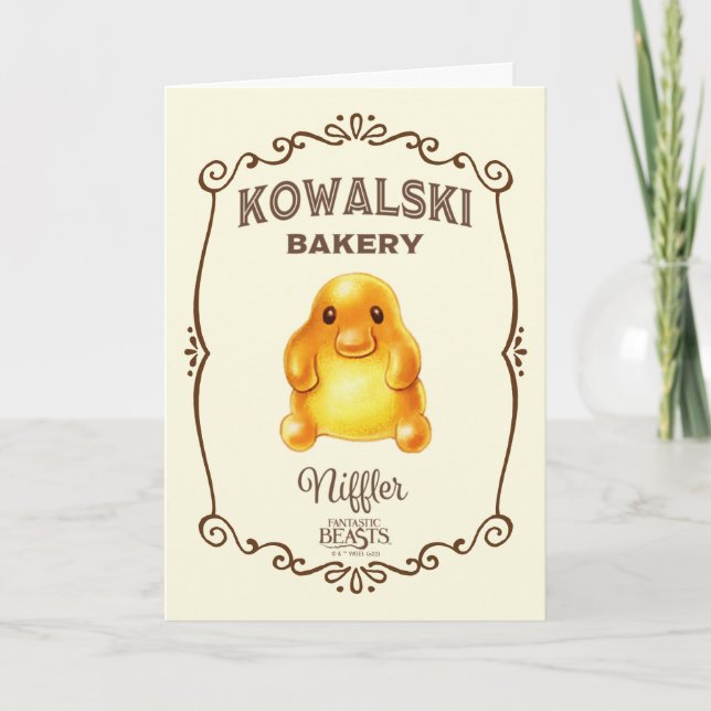 Carte Boulangerie Kowalski - Niffler (Devant)