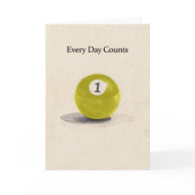 Boule de billard pour l'anniversaire d'une année d