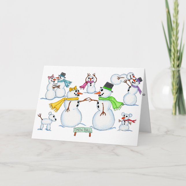 Carte Boule de neige (Devant)