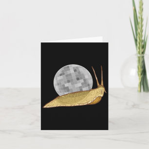 Carte Boule disco escargot drôle coquille cristal amateu
