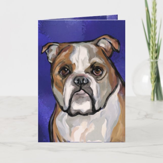 Carte Bouledogue          (Devant)