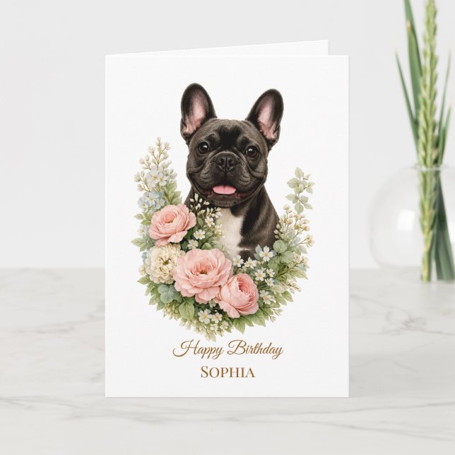 Carte Bouledogue Français (Devant)