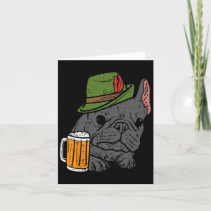 Carte Bouledogue Français Bavarois Frenchie Chien 