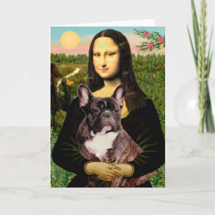 Carte Bouledogue français (br10) - Mona Lisa
