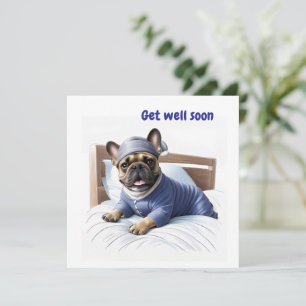 Carte Bouledogue français Festival Jour de sommeil Boule