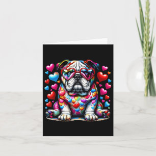 Carte Bouledogue français Saint-Valentin Maman amateur d