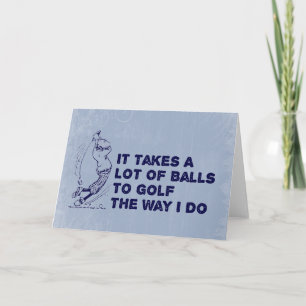 Carte Boules de golf