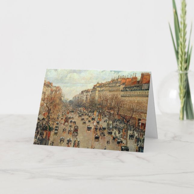 Carte Boulevard Camille Pissarro Montmartre Peinture (Devant)