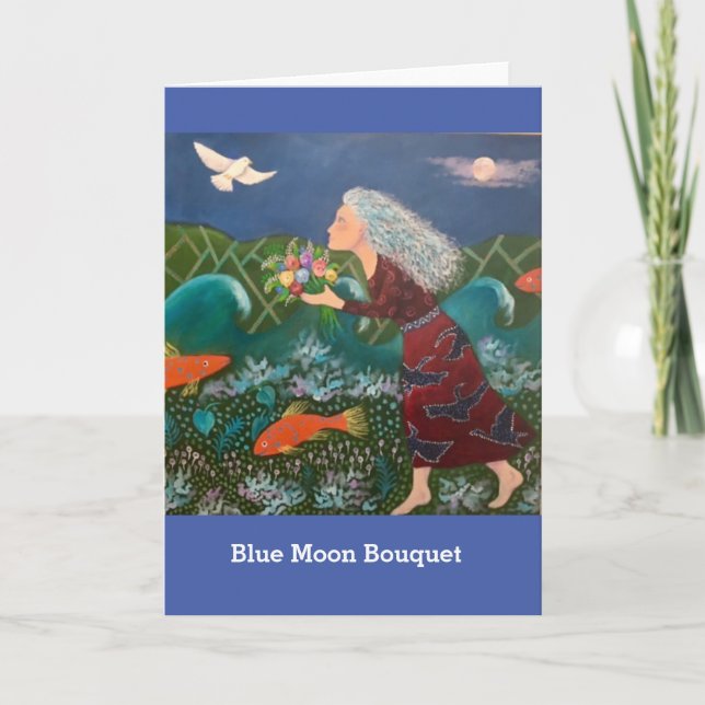 Carte Bouquet Blue Moon (Devant)