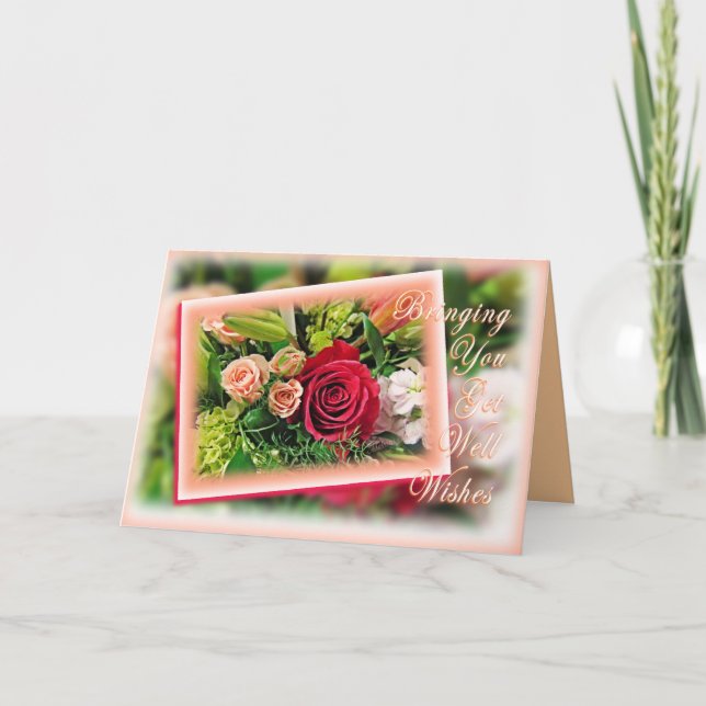 Carte Bouquet Bonne volonté 2- personnaliser à l'intérie (Devant)