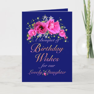 Cartes Beau Bouquet D D Anniversaire Zazzle Fr