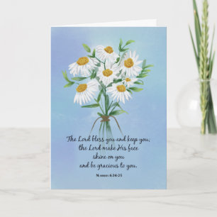 Carte Bouquet d'anniversaire de mariage religieux de mar