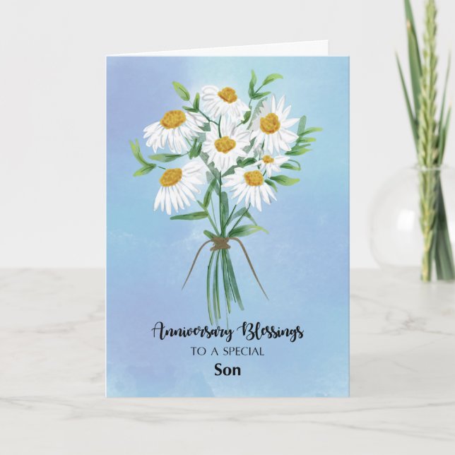 Carte Bouquet de bénédictions pour l'anniversaire de mar (Devant)
