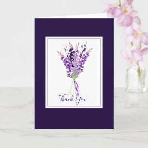 Carte Bouquet de couleur aquarelle