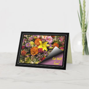 Carte Bouquet de fleurs bien obtenir