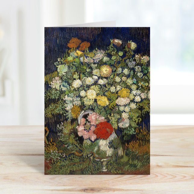 Carte Bouquet de fleurs dans un vase | Vincent van Gogh (Créateur téléchargé)