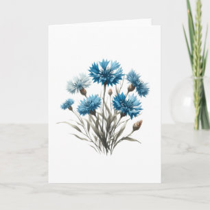 Carte Bouquet de fleurs de Cornouailles Boudes et fleurs