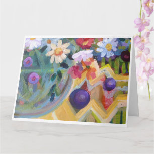 Carte Bouquet de pâquerettes