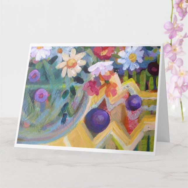 Carte Bouquet de pâquerettes (Orchidée)